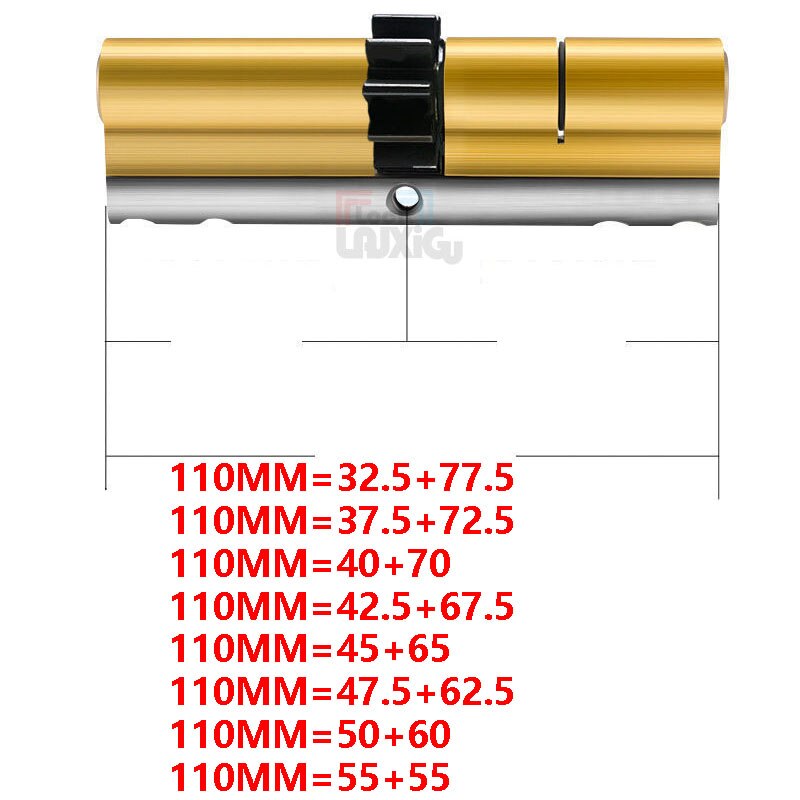 Gear door lock 10 tooth lock core 11 tooth lock 13 tooth lock outdoor door lock anti-theft door Lock cylinder Tooth lock 10 Keys - KiwisLove