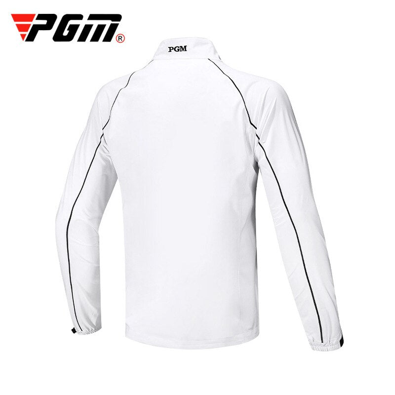 PGM Golf Men Jacket Long Sleeve Stand-up Collar Windbreaker Warmth Windproof and Rainproof Golf Clothes YF386 - KiwisLove