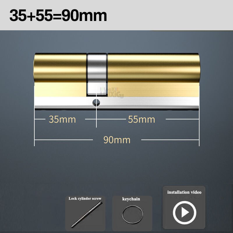 European standard lock cylinders Outdoor door locks,cylinder locks for entry doors, Cylinder door lock cylinder 8 keys lock core - KiwisLove