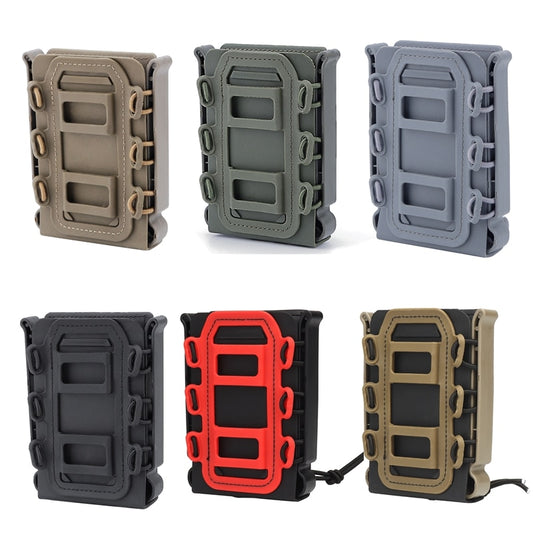 Hunting 5.56 Magazine Pouch Tactical Molle Ar15 M4 9mm Quick Release Fast Magazine Bag Holster Case Box Hunting Gear - KiwisLove