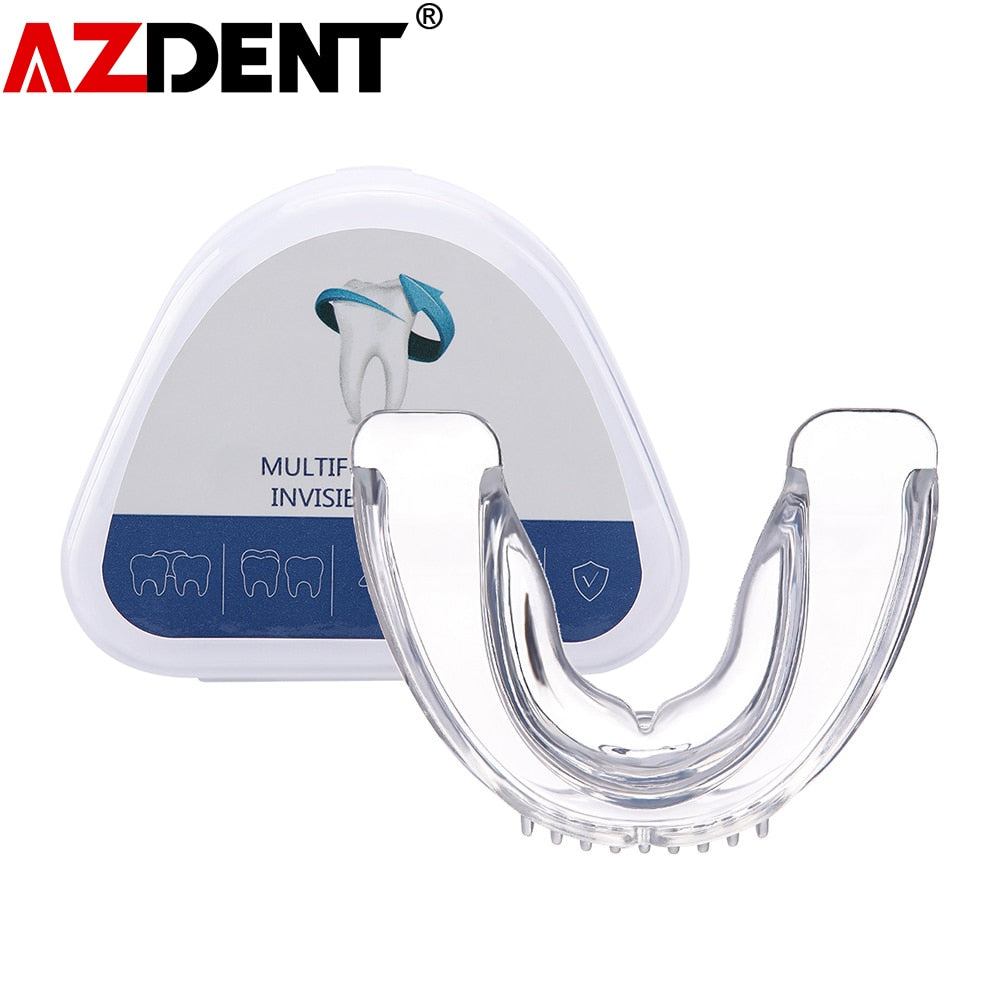 Dental Orthodontic Braces Appliances Kids Teeth Trainer Retainer Mouth Gard Tooth Tray Blue Purple Soft Hard - KiwisLove