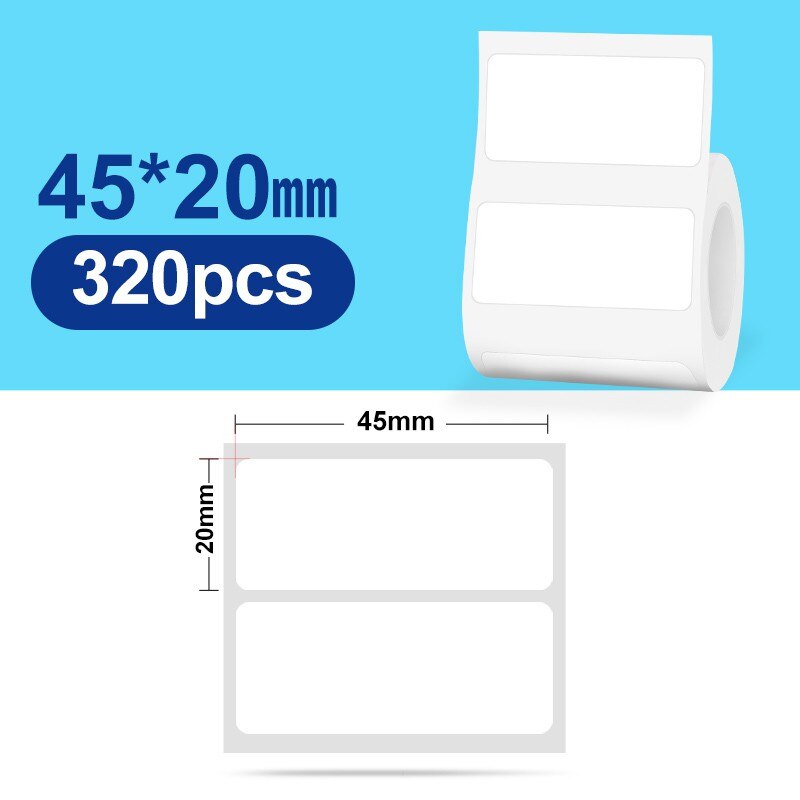 NIIMBOT B21 B3S Thermal Label 2 Rolls Clothing Price Food Self-adhesive Tag Waterproof Smart Office Pocket Printer Label Paper - KiwisLove