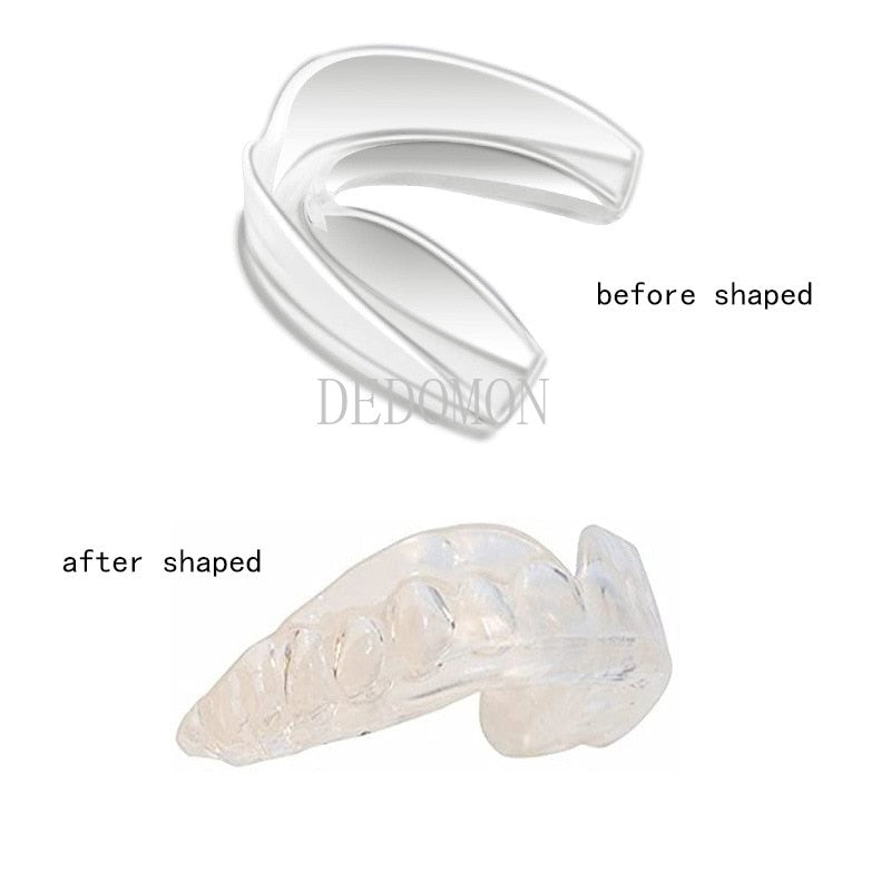 4/2PCS Mouth Guard Sleeping Anti Snore Mouthpiece Stop Snoring Mouth Guard Grind Care Bruxism Mouthpiece in Sleeping Snoring - KiwisLove