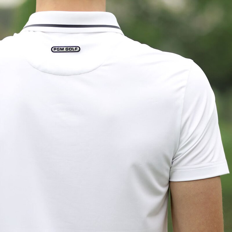 PGM Golf clothes Men Summer Short Sleeve Golf T-Shirt Quick-drying Breathable Golf Jersey Tops Golf Clothes YF239 - KiwisLove