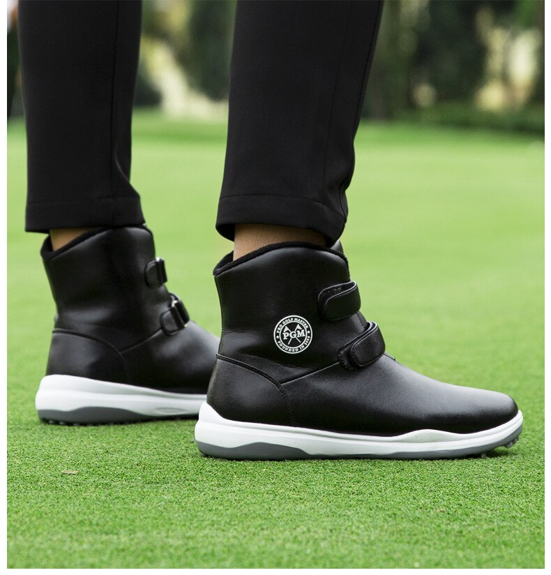PGM Women Golf Shoes Anti-slip Sneakers Fleece Lining Women Sports Shoes Autumn Winter Waterproof Casual Boots Wear XZ196 - KiwisLove