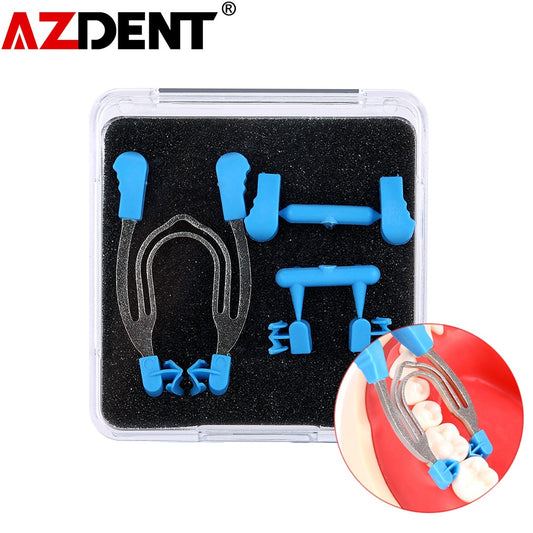 Azdent Dental Dental Matrix Sectional Contoured Matrices Clamps Wedges Metal Spring - KiwisLove