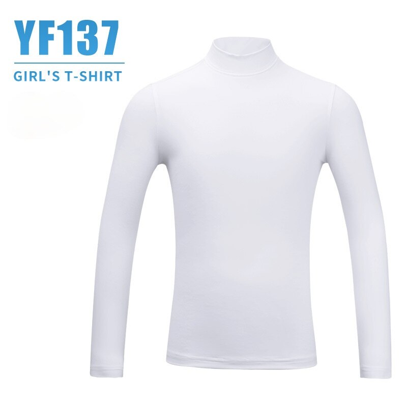 PGM Gilrs Sun Protection Golf Sports Shirts Summer Children Long-Sleeve Ice Silk Tops Shirt Breathable Quick Dry Bottoming Tees - KiwisLove