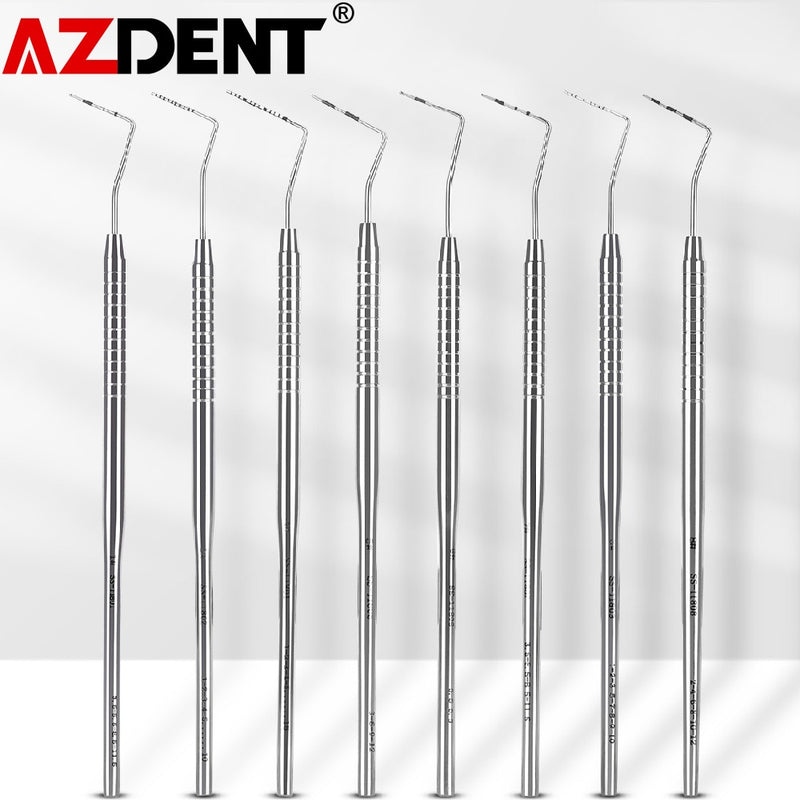 1 PC AZDENT Dental Stainless Steel Periodontal Probe With Scaler Explorer Instrument Tool Endodontic Equipment Material - KiwisLove