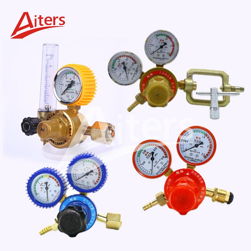 Argon Regulator MIG TIG Flow-Meter Gas-Regulators Flowmeter Welding Gauge Argon Pressure Reducer - KiwisLove