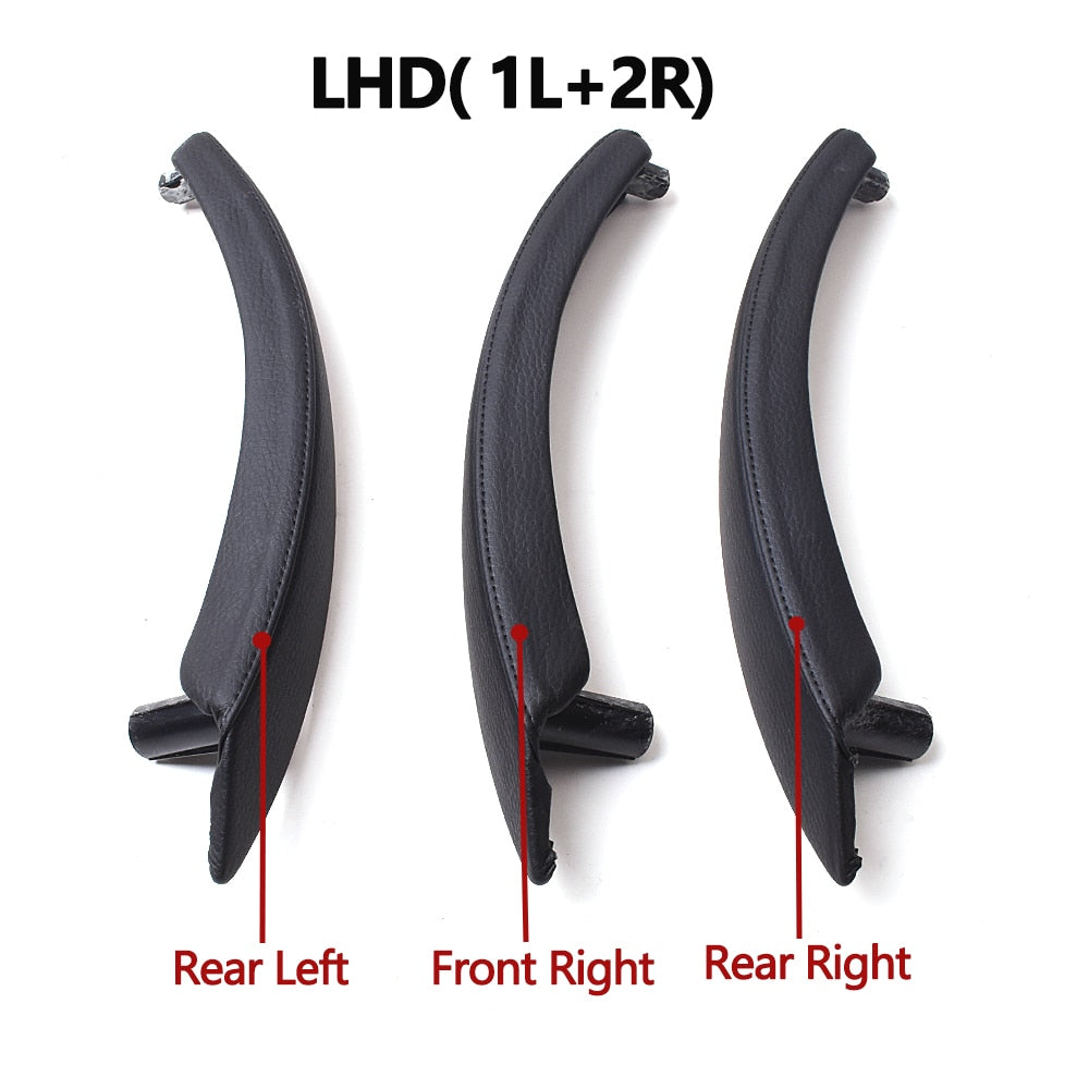 Interior Door Pull Handle Leather Outer Cover BMW X5 X6 E70 E71 E72 2007-2013 - KiwisLove