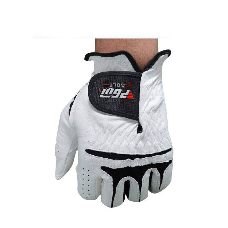 PGM Golf Gloves Men&#39;s Sheepskin Left/Right Hand Gloves Soft Breathable Non-slip Particle Gloves Golf Accessories ST002 - KiwisLove