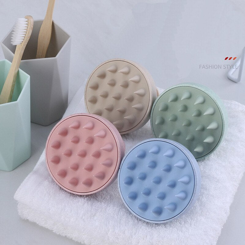 1Pcs Multifunctional Shampoo Brush Handheld Scalp Shampoo Massage Brush Shower Hair Comb Mini Head Meridian Massage Comb - KiwisLove