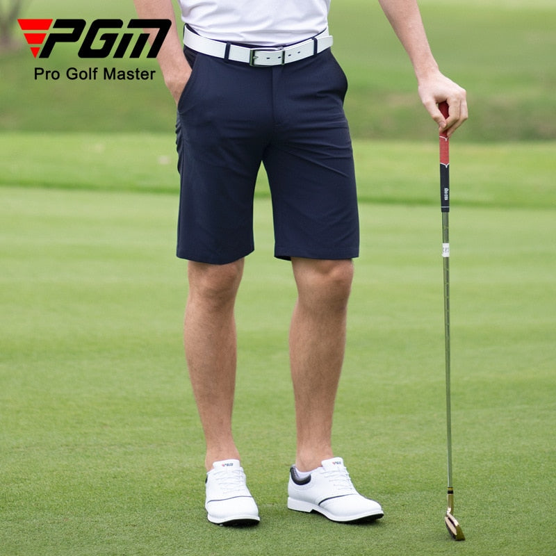 PGM Men Golf Stretch Shorts Summer Quick Dry Solid Refreshing Breathable Pants Comfortable Cotton Clothing Sports Wear  KUZ130 - KiwisLove