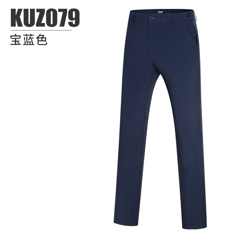 PGM Men Golf Pants Summer Slim Elastic Breathable Longs Trousers Sport Wear Clothes Gym Suit Casual Clothing Navy Grey KUZ079 - KiwisLove