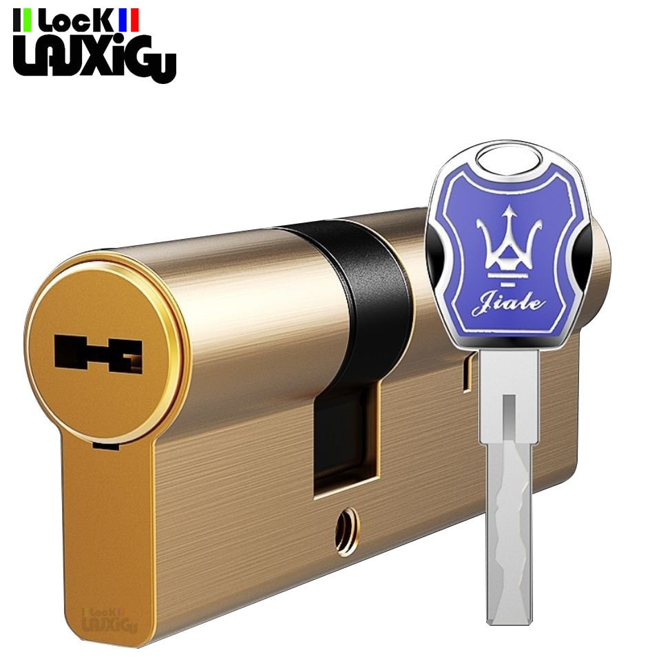 Common lock cylinders Cylinder lock for entrance door Outdoor door lock Cylinder door lock 7 colorful keys Key lock - KiwisLove