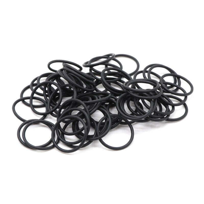10pc NBR O Ring Seal Gasket Thickness CS 1.5mm OD 5~80mm Nitrile Butadiene Rubber Spacer Oil Resistance Washer Round Shape Black - KiwisLove