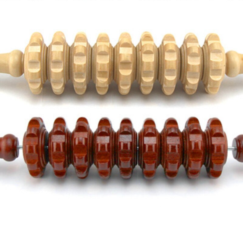 Useful Sports Full Body Muscle Massager Wood Roller Stick Trigger Point Recovery Tool Deep Relax Gear Massage Stick Pain Relief - KiwisLove