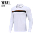 PGM Men&#39;S Golf Shirts Man Long Sleeves T Shirt Outdoor Sports Turn Down Full Sleeve Tshirt Men Winter Warm Soft Jerseys YF381 - KiwisLove