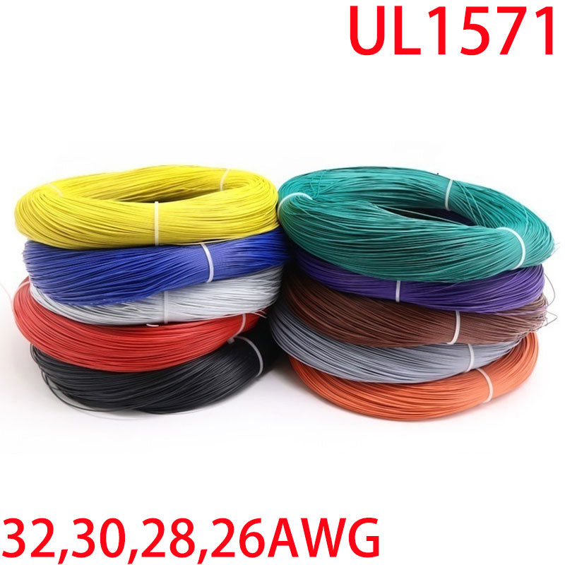 5M/10M UL1571 32/30/28/26AWG PVC Electronic Wire Flexible Cable Insulated Tin-plated Copper Environmental LED Line - KiwisLove