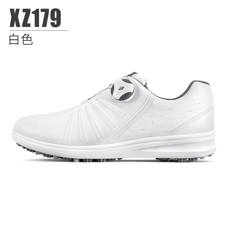 PGM Waterproof Golf Shoes Womens Shoes Lightweight Knob Buckle Shoelace Sneakers Ladies Breathable Non-Slip Trainers Shoes XZ179 - KiwisLove