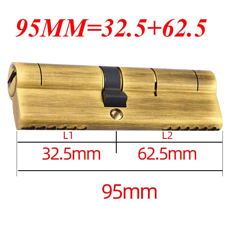 European standard cylinder lock cylinder door lock key lock anti-theft door lock entry door cylinder lock outdoor door lock - KiwisLove