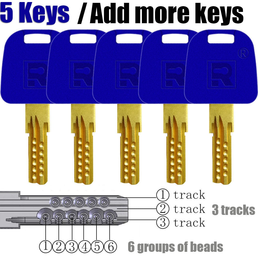 European standard high quality Lock cylinder Door cylinder lock  Outdoor door lock Cylinders for locks Cylinder door Door lock - KiwisLove