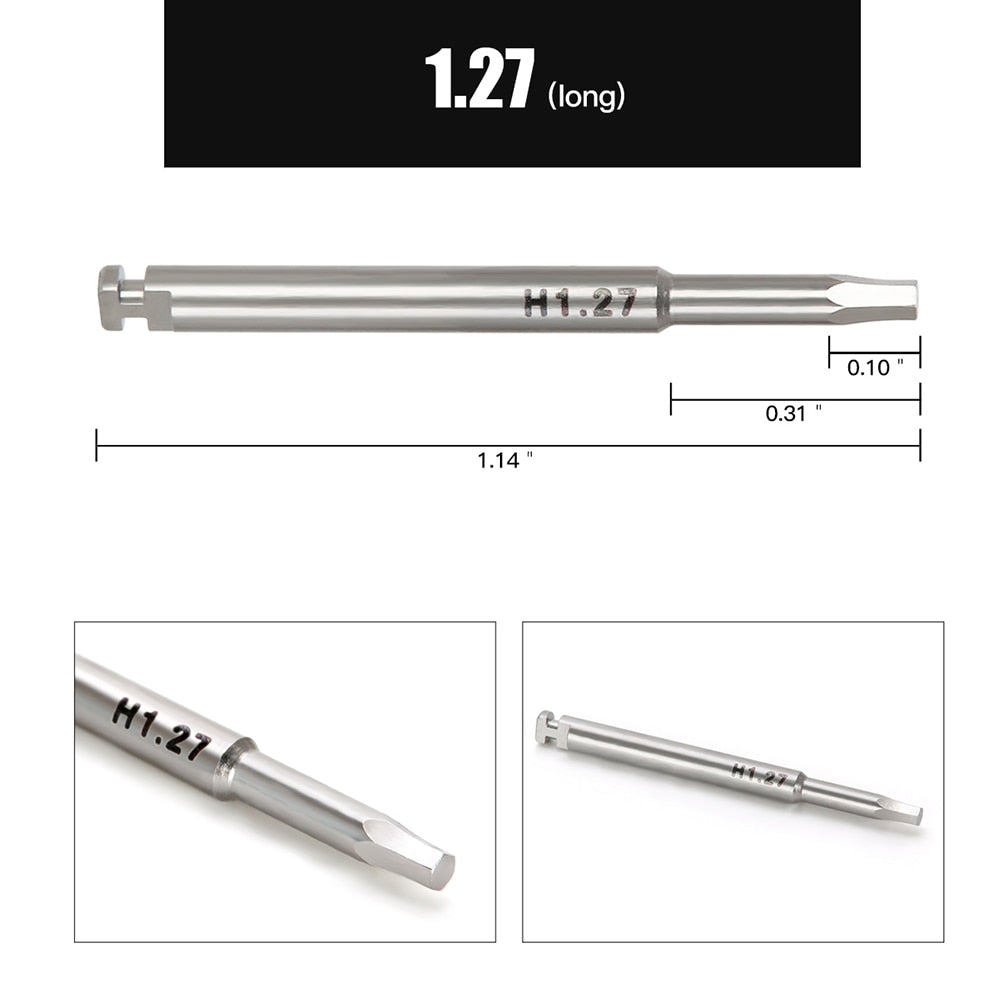 1PC Azdent Dental Implant Screw Driver For Low Speed Handpiece Long Drivers 29mm Short Drivers 23mm Shank Dia.2.35mm - KiwisLove