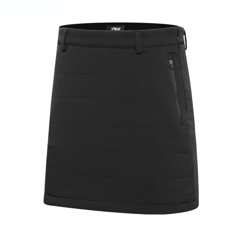 PGM Golf Women Short Skirt Ladies Thicken Plus Cotton Skirts Autumn Winter Slim Fit Pencil Skorts Tennis Badminton Golf Clothes - KiwisLove