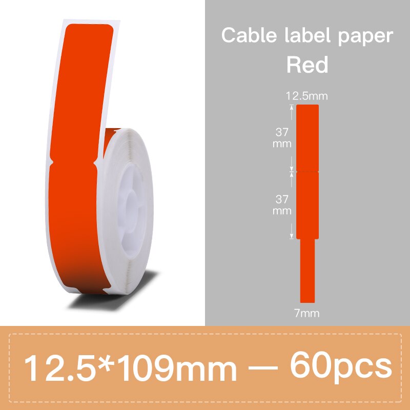 Niimbot B18 PET Label Paper Tag Keep 8-10 Years Thermal Transfer Printer Colorful Carbon Ribbon For Thermal Portable Label Maker - KiwisLove