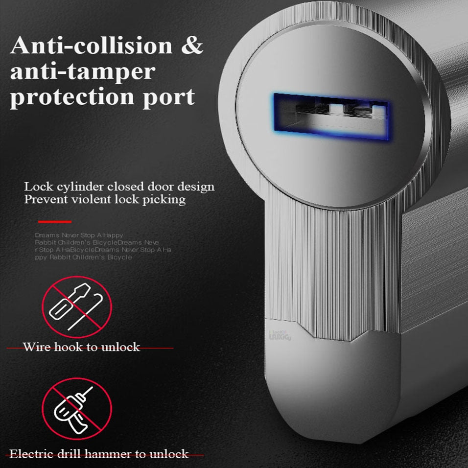 Common standard lock cylinders, cylinder locks for entry doors,  key locks.outdoor door locks,Cylinder door lock  8 alloy keys - KiwisLove