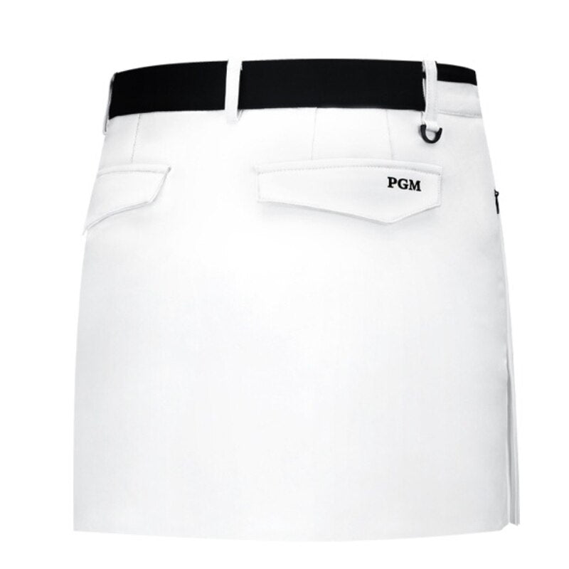 PGM Women Golf Short Skirt Female Summer Breathable Quick-drying Girl Elastic Back Waistband Pleated Skirt Lady Clothing QZ075 - KiwisLove