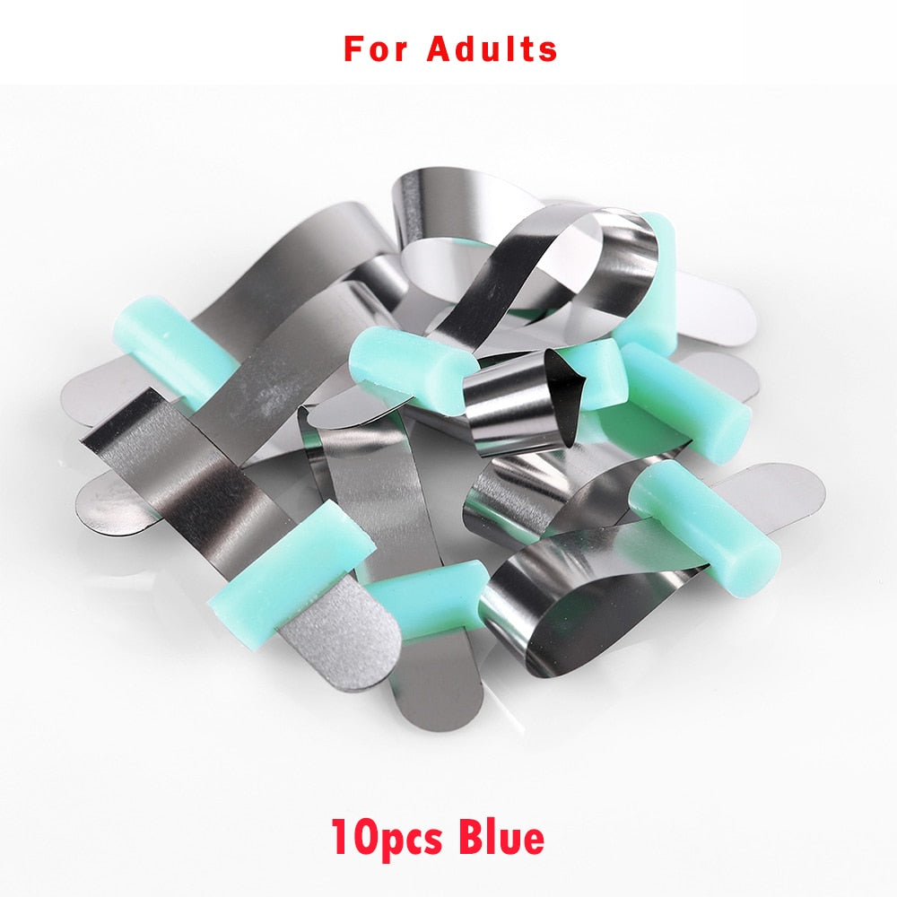 Dental Forming Sheet Orthodontic Sectional Contoured Metal Matrices Polyester Dentist Material for Adult/Child - KiwisLove