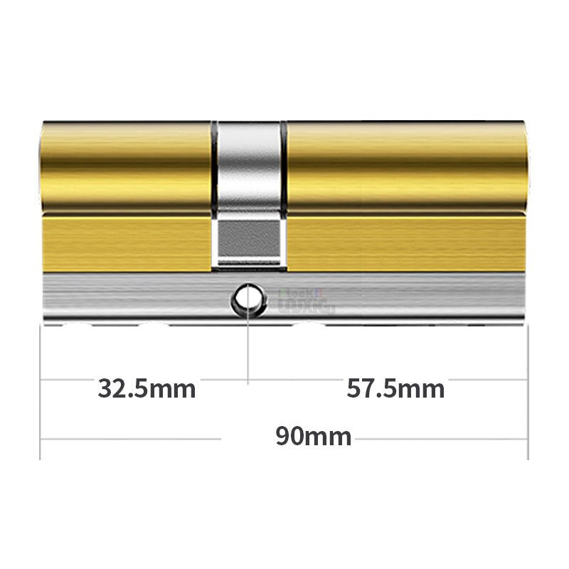 common Security door Lock Brass Cylinder  Anti Pry Stainless Steel Anti-collision beam Class C Cylinder 10 alloy keys key lock - KiwisLove