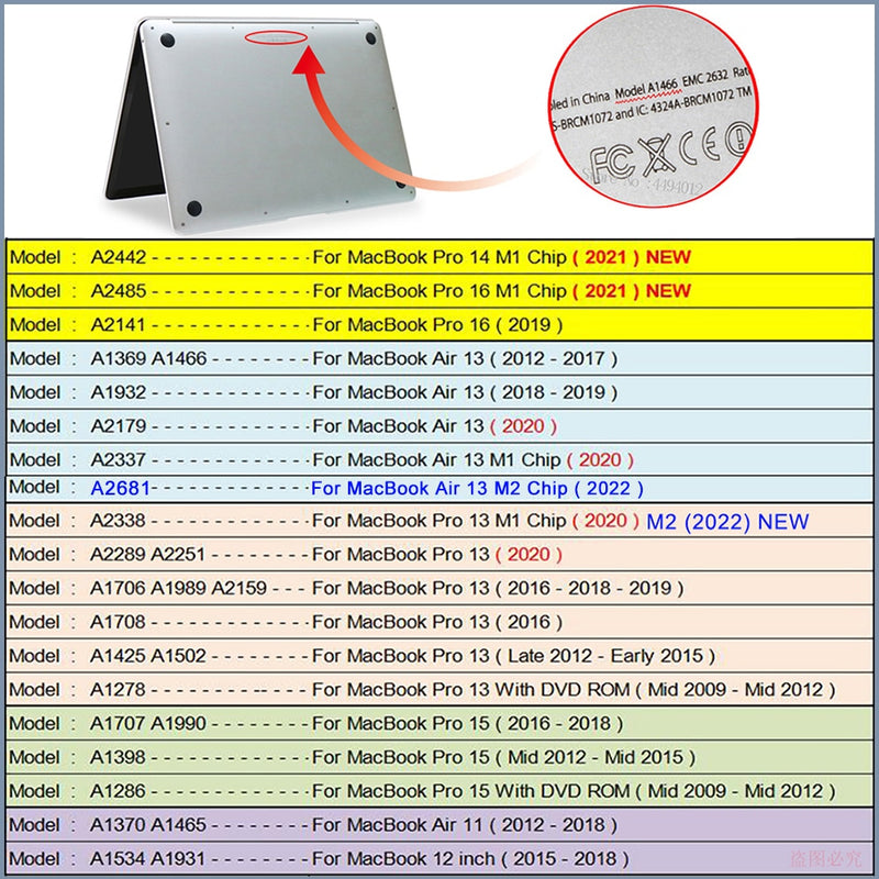 MacBook Case 2021 Pro 16 A2485 - KiwisLove