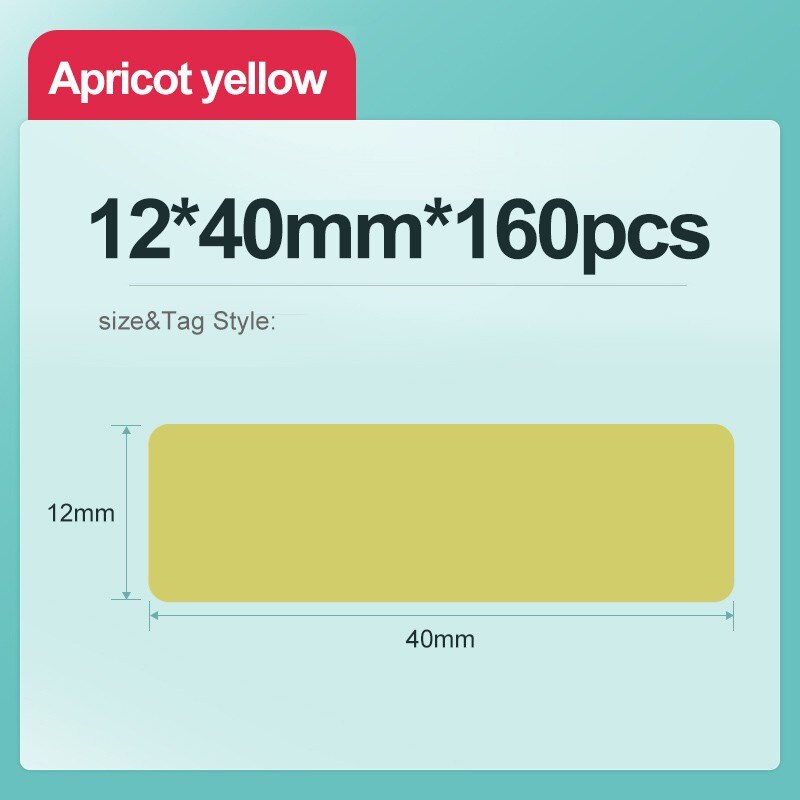 Niimbot D11 D110 D101 Mini Thermal Label Printer Paper Waterproof Anti-Oil Printing Label No Glue Scratch-Resistant Tape Sticker - KiwisLove