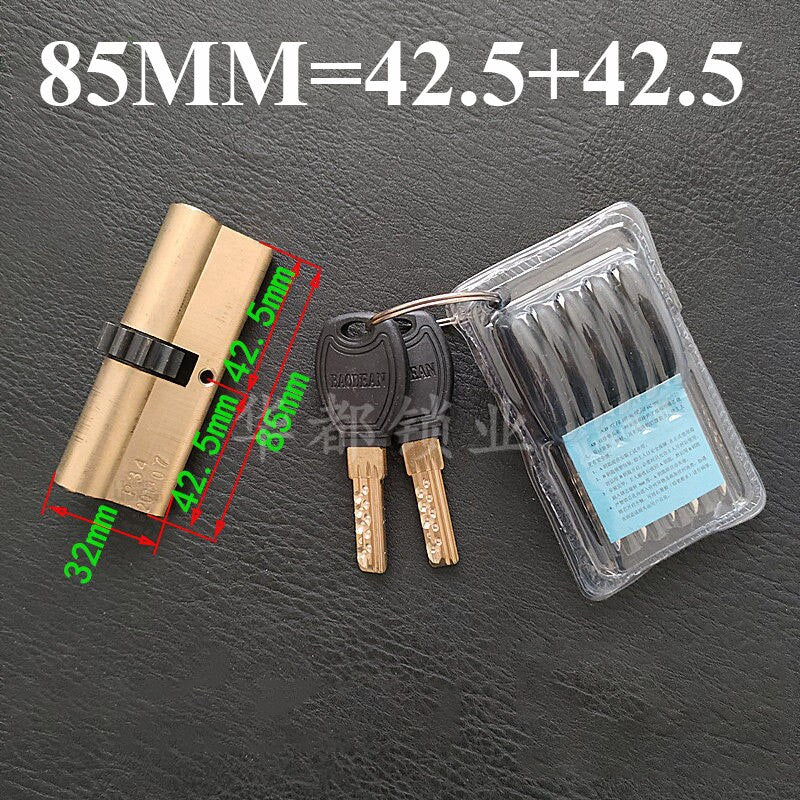 10 tooth Lock cylinder Anti-theft door lock outdoor door lock cylinder 10 tooth lock cylinder 10 gear lock living room door lock - KiwisLove