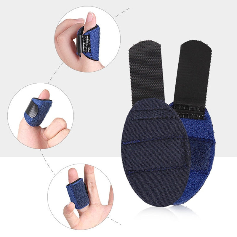 Adjustable Finger Splint Brace, Built-in Aluminum Alloy, Mallet Finger Brace for All Fingers Tendon Release &amp; Pain Relief - KiwisLove