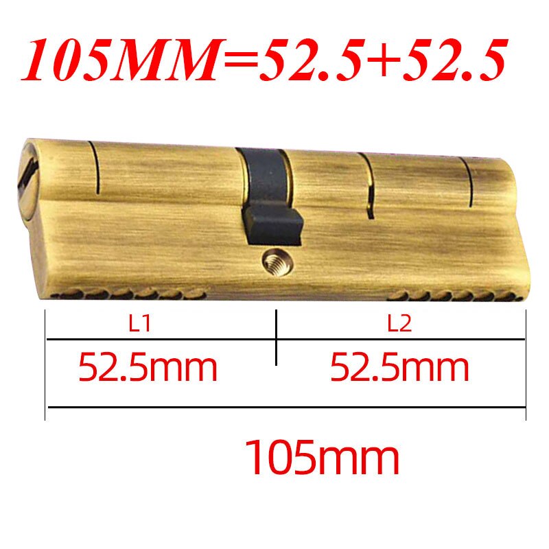 European standard cylinder lock cylinder door lock key lock anti-theft door lock entry door cylinder lock outdoor door lock - KiwisLove