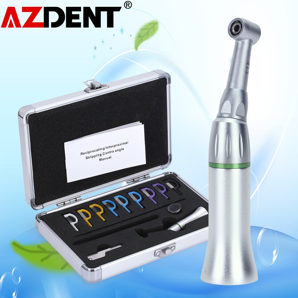 Dental 4:1 Reduction Contra Angle Reciprocating Interproximal Strip IPR System Fits ISO E Type Handpieces - KiwisLove