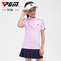 PGM Golf Apparel Summer Short-sleeved T-shirt Sports Wear Quick-drying Girl Jersey Digital Breathable Mesh Clothing Tops YF410 - KiwisLove