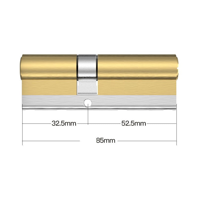 European American standard anti-theft door lock core Gate lock living room door lock cylinder stainless steel brass lock 10 keys - KiwisLove