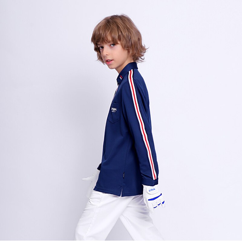 PGM Golf Boy&#39;s Wear long sleeved T-shirt Boy Girl Children&#39;s Breathable Moisture Absorption High Elastic Clothing YF087 - KiwisLove