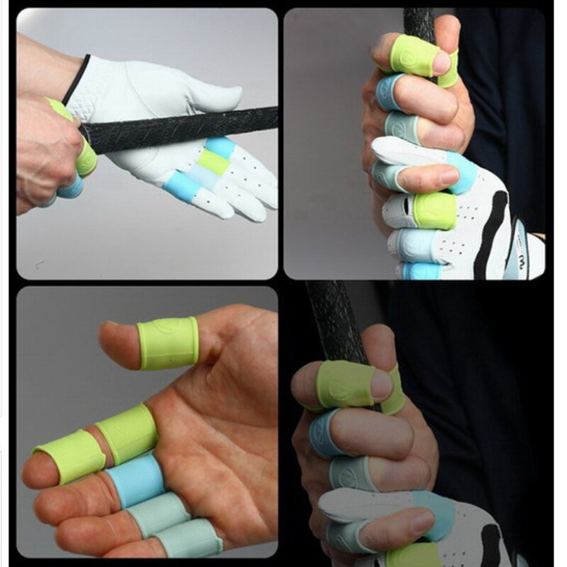 PGM Golf Finger Guards Natural Silicone Anti-Abrasion Playing Protection Fingers Non-Slip High Elastic Rod Rubber Ring Gloves - KiwisLove