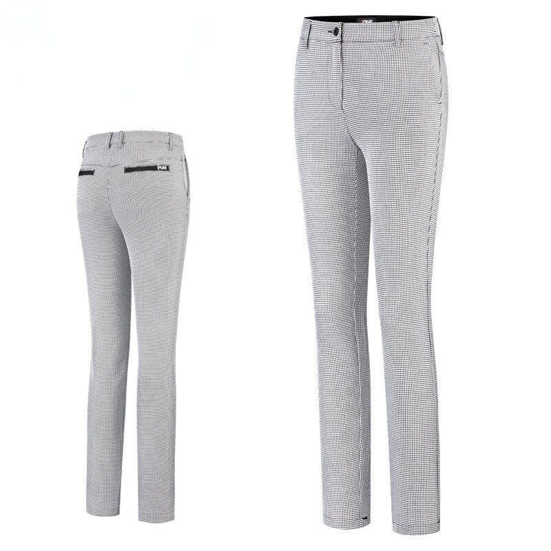 PGM golf Women Pants Sports Winter Trousers Ladies Plaid Wear Long  Slim Elastic Sweatpants Female Autumn Warm Clothing KUZ118 - KiwisLove