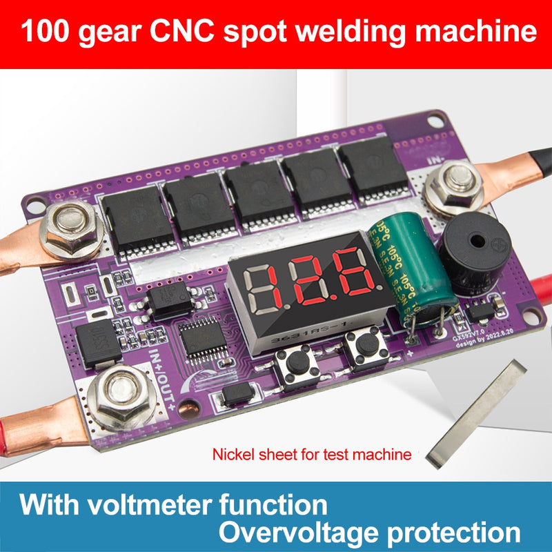 DIY Portable 12V Battery Energy Storage Spot Welding Machine PCB Circuit Board Welding Equipment Spot Welder Machine Accessory - KiwisLove