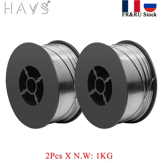 2KG MIG E71T-GS Gasless Flux Cored Welding Wire 0.8 0.9 1.0 1.2mm AWS A5.20/ASME SF A5.20 For MIG Welder Tool - KiwisLove