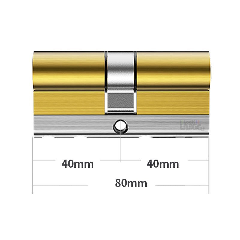 Common lock cylinders Cylinder lock for entrance door Outdoor door lock Key lock Cylinder door lock 10 colorful keys - KiwisLove