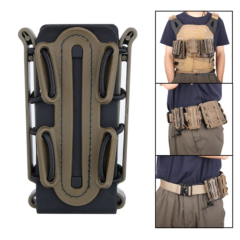 9MM/5.56/7.62 mm Tactical Magazine Pouche Fast Magazine Quick Release Mag for Ar15 M4 Pistol Rifle Molle Holster - KiwisLove