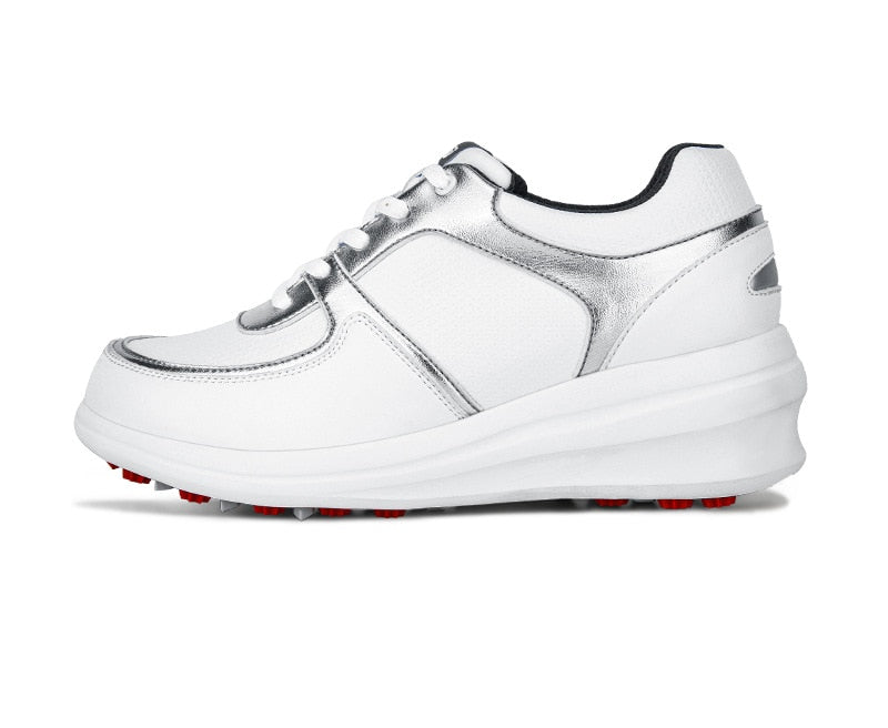 PGM Women&#39;s Golf Shoes High top Waterproof Breathable ladies inner heightened Women Sports Golf Course Non-slip Sneakers XZ148 - KiwisLove