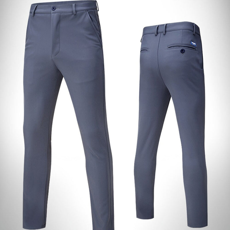 PGM Mens Mid Waist Golf Clubs Pants Golf Trousers For Men Autumn Winter Warm Thiken Pants Plus Size  Sports Apparel KUZ007 - KiwisLove